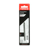 This is an image of Timco - TCT Arrow Head Tile & Glass Bit 8.0mm (1 Each Blister Pack) TG8