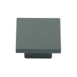 High quality image of the M.Marcus Classic Square Cabinet Knob Green Silk Touch Finish 32mm | Sku. tk1254-032-sgr | Discounted prices available from Trade Door Handles