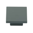 High quality image of the M.Marcus Classic Square Cabinet Knob Green Silk Touch Finish 40mm | Sku. tk1254-040-sgr | Discounted prices available from Trade Door Handles