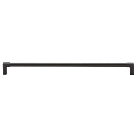 High quality image of the M.Marcus Mission Cabinet Pull 320mm CTC Matt Black Silk Touch Finish
 | Sku. tk5190-320-sbk | Discounted prices available from Trade Door Handles