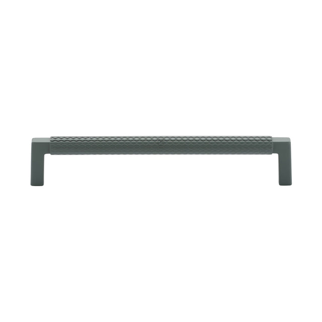 High quality image of the M.Marcus Paxton Cabinet Pull 160mm CTC Green Silk Touch Finish | Sku. tk5191-160-sgr | Discounted prices available from Trade Door Handles
