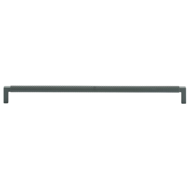 High quality image of the M.Marcus Paxton Cabinet Pull 320mm CTC Green Silk Touch Finish
 | Sku. tk5191-320-sgr | Discounted prices available from Trade Door Handles