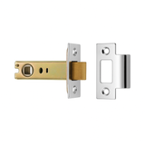 Eurospec - Heavy Sprung Tubular Latch 76mm - Bright/Satin Stainless Steel