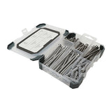 This is an image of Timco - Mixed Tray - Screws, Plug & Drill Bit - A2 Stainless Steel - (91 PCS Tray) TRAY340