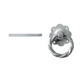 This is an image of Timco - Ring Gate Latch - Twisted - Hot Dipped Galvanised 6" (1 Each TIMbag) TRGL6GP