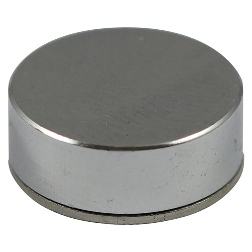 This is an image of Timco - Threaded Screw Caps - Solid Brass - Polished Chrome 16mm - (4 PCS TIMpac) TSC16PCP