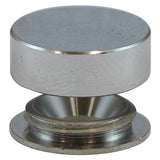 This is an image of Timco - Threaded Screw Caps - Solid Brass - Satin Chrome 18mm - (4 PCS TIMpac) TSC18SCP