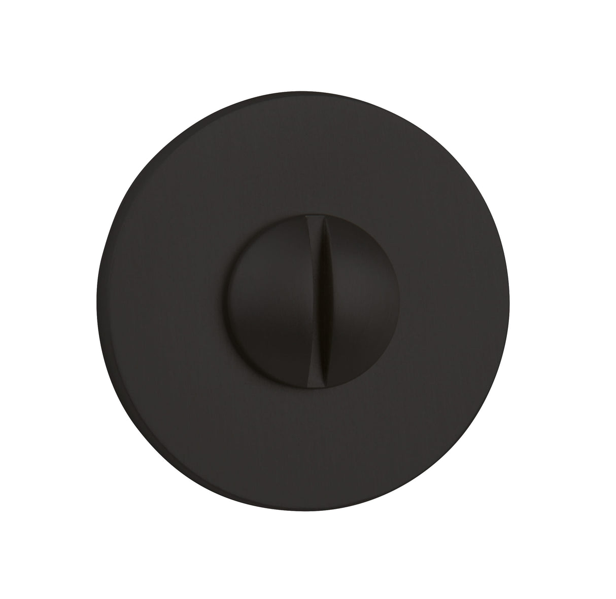Quality image of Tupai Rapido 5S Line WC Turn on 5mm Slimline Round Rose (bolt through fixing only) - Pearl Black | Sku. twcr5smb | available from Trade Door Handles.