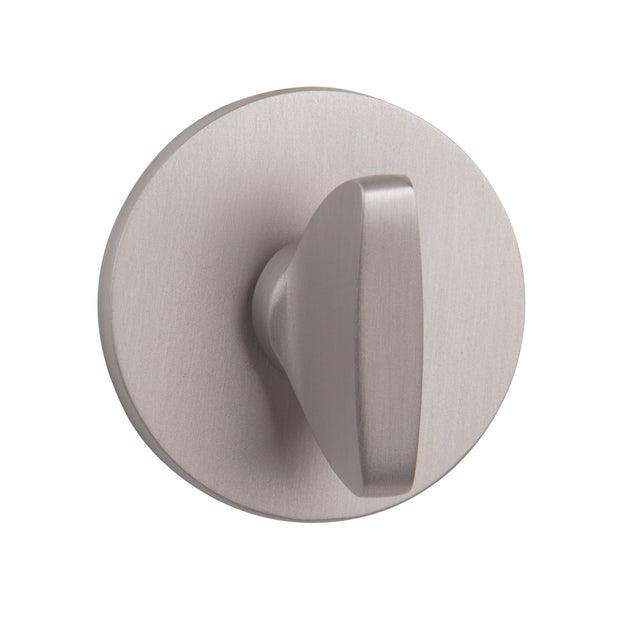 Quality image of Tupai Rapido 5S Line WC Turn on 5mm Slimline Round Rose (bolt through fixing only) - Pearl Nickel | Sku. twcr5spl | available from Trade Door Handles.