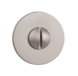 Quality image of Tupai Rapido 5S Line WC Turn on 5mm Slimline Round Rose (bolt through fixing only) - Pearl Nickel | Sku. twcr5spl | available from Trade Door Handles.
