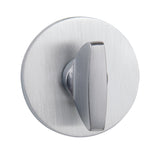 Quality image of Tupai Rapido 5S Line WC Turn on 5mm Slimline Round Rose (bolt through fixing only) - Satin Chrome | Sku. twcr5ssc | available from Trade Door Handles.
