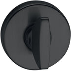 Quality image of Tupai Rapido CurvaLine WC Turn on Round Rose (bolt through fixing only) - Pearl Black | Sku. twcrmb | available from Trade Door Handles.