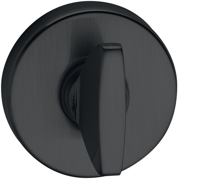 Quality image of Tupai Rapido CurvaLine WC Turn on Round Rose (bolt through fixing only) - Pearl Black | Sku. twcrmb | available from Trade Door Handles.