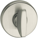 Quality image of Tupai Rapido CurvaLine WC Turn on Round Rose (bolt through fixing only) - Satin Chrome | Sku. twcrsc | available from Trade Door Handles.