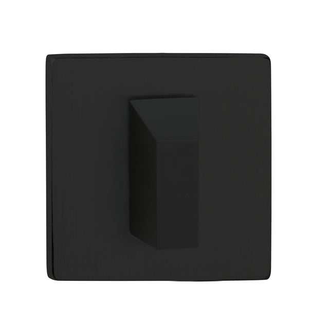 Quality image of Tupai Rapido 5S Line WC Turn on 5mm Slimline Square Rose (bolt through fixing only) - Pearl Black | Sku. twcs5smb | available from Trade Door Handles.