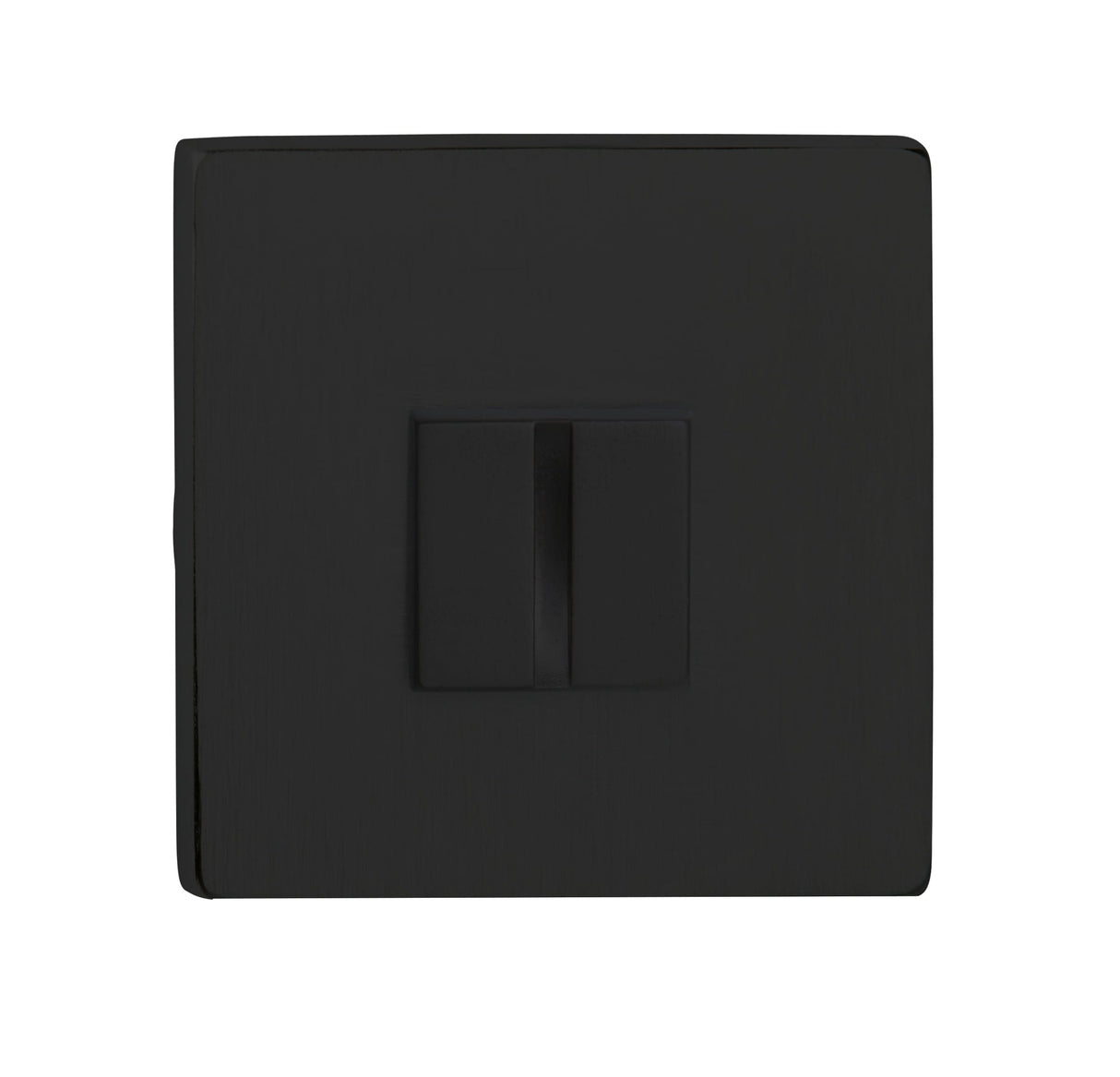 Quality image of Tupai Rapido 5S Line WC Turn on 5mm Slimline Square Rose (bolt through fixing only) - Pearl Black | Sku. twcs5smb | available from Trade Door Handles.