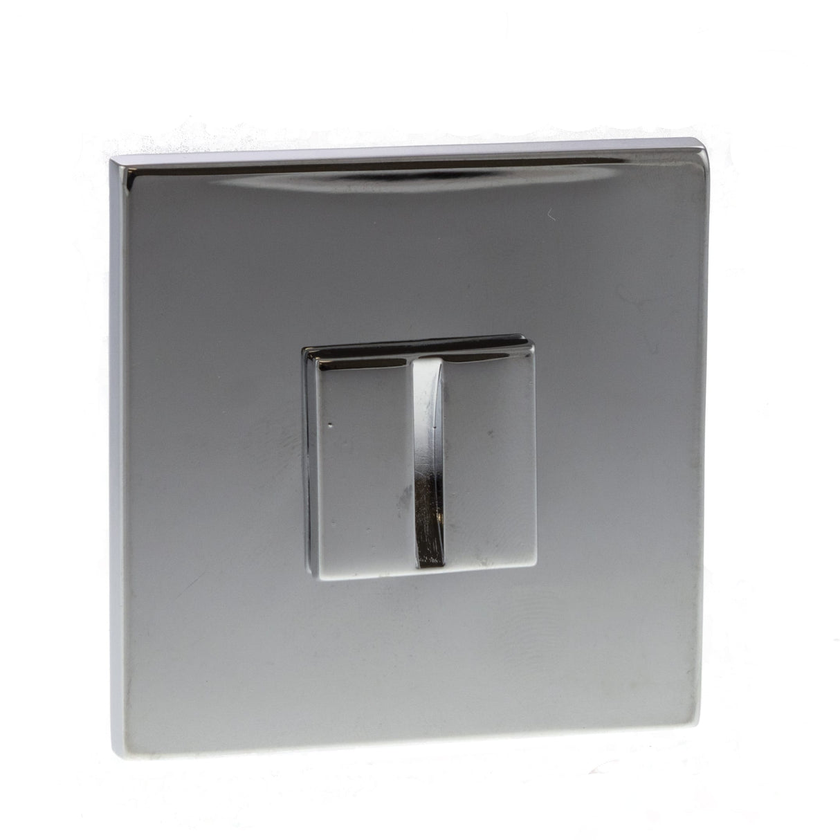 Quality image of Tupai Rapido 5S Line WC Turn on 5mm Slimline Square Rose (bolt through fixing only) - Bright Polished Chrome | Sku. twcs5spc | available from Trade Door Handles.