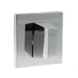 Quality image of Tupai Rapido 5S Line WC Turn on 5mm Slimline Square Rose (bolt through fixing only) - Bright Polished Chrome | Sku. twcs5spc | available from Trade Door Handles.