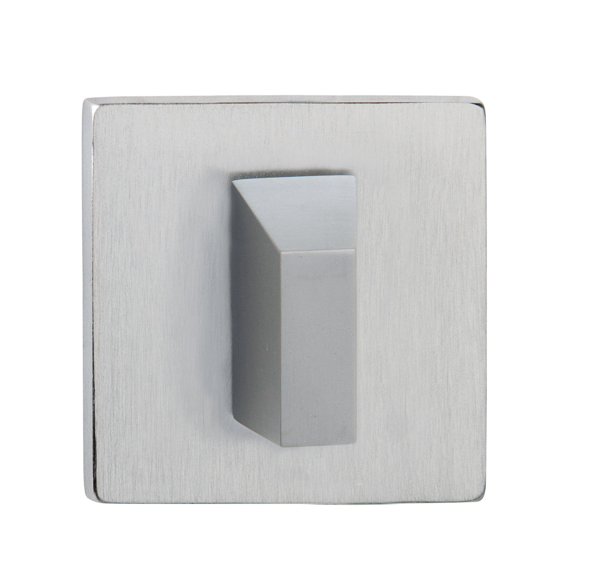 Quality image of Tupai Rapido 5S Line WC Turn on 5mm Slimline Square Rose (bolt through fixing only) - Satin Chrome | Sku. twcs5ssc | available from Trade Door Handles.
