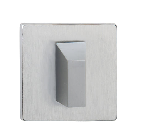Quality image of Tupai Rapido 5S Line WC Turn on 5mm Slimline Square Rose (bolt through fixing only) - Satin Chrome | Sku. twcs5ssc | available from Trade Door Handles.