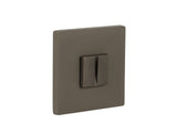 Quality image of Tupai Rapido 5S Line WC Turn on 5mm Slimline Round Rose (bolt through fixing only) - Titanium | Sku. twcr5stt | available from Trade Door Handles.