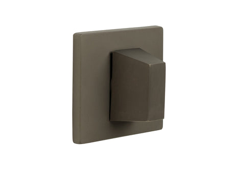 Quality image of Tupai Rapido 5S Line WC Turn on 5mm Slimline Round Rose (bolt through fixing only) - Titanium | Sku. twcr5stt | available from Trade Door Handles.