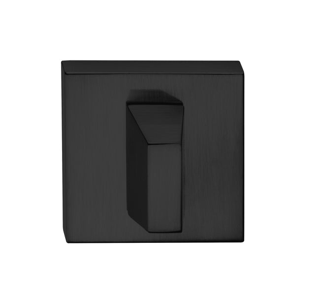 Quality image of Tupai Rapido Curva/QuadraLine WC Turn on Square Rose (bolt through fixing only) - Pearl Black | Sku. twcsmb | available from Trade Door Handles.