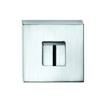 Quality image of Tupai Rapido Curva/QuadraLine WC Turn on Square Rose (bolt through fixing only) - Bright Polished Chrome | Sku. twcspc | available from Trade Door Handles.
