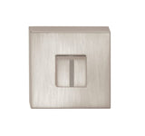 Quality image of Tupai Rapido Curva/QuadraLine WC Turn on Square Rose (bolt through fixing only) - Pearl Nickel | Sku. twcspl | available from Trade Door Handles.