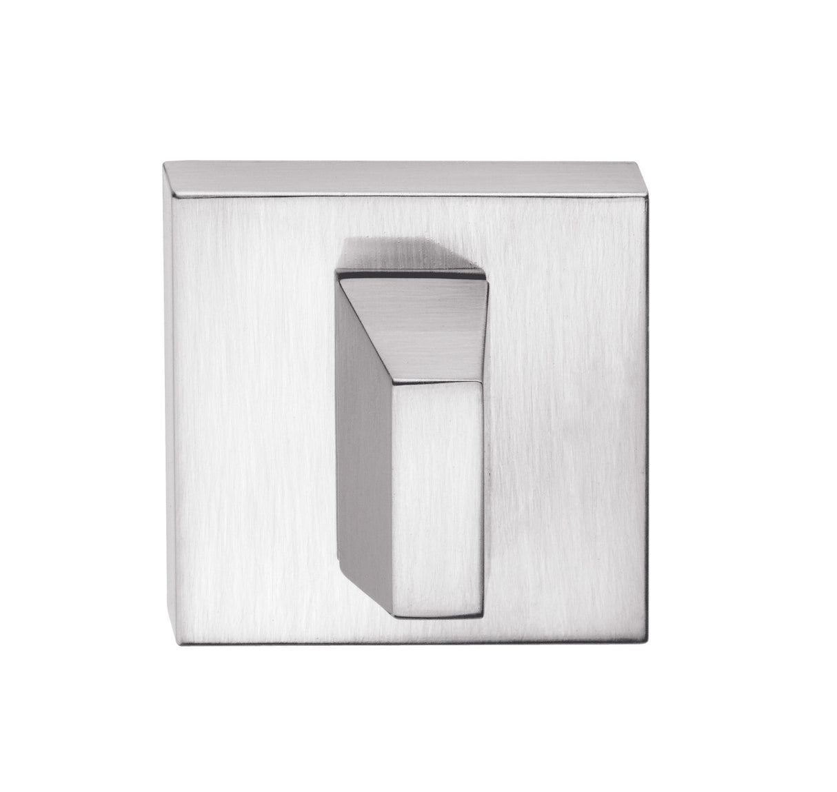 Quality image of Tupai Rapido Curva/QuadraLine WC Turn on Square Rose (bolt through fixing only) - Satin Chrome | Sku. twcssc | available from Trade Door Handles.