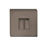 Quality image of Tupai Rapido Curva/QuadraLine WC Turn on Square Rose (bolt through fixing only) - Titanium | Sku. twcstt | available from Trade Door Handles.