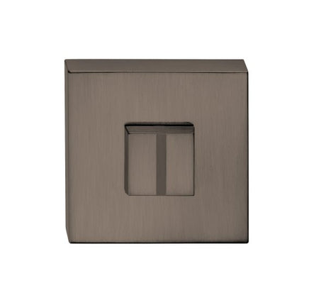 Quality image of Tupai Rapido Curva/QuadraLine WC Turn on Square Rose (bolt through fixing only) - Titanium | Sku. twcstt | available from Trade Door Handles.