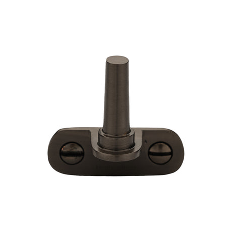 High quality image of Heritage Brass - Cranked Casement Stay Pin Matt Bronze finish | Sku. v1002-mb | available to order from Trade Door Handles in Kendal.
