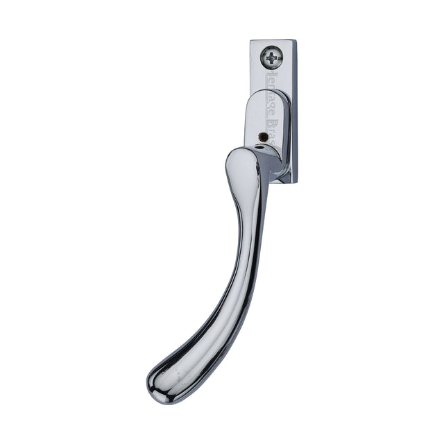 High quality image of Heritage Brass - Left-Handed Espagnolette Handle Ball Design Polished Chrome finish | Sku. v1009l-lh-pc | available to order from Trade Door Handles in Kendal.