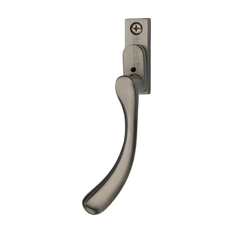 High quality image of Heritage Brass - Left-Handed Espagnolette Handle Ball Design Satin Nickel finish | Sku. v1009l-lh-sn | available to order from Trade Door Handles in Kendal.
