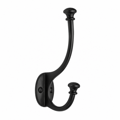 High quality image of the Heritage Brass Ball Hat And Coat Hook Matt Black Finish
 | Sku. v1052-bkmt | Discounted prices available from Trade Door Handles