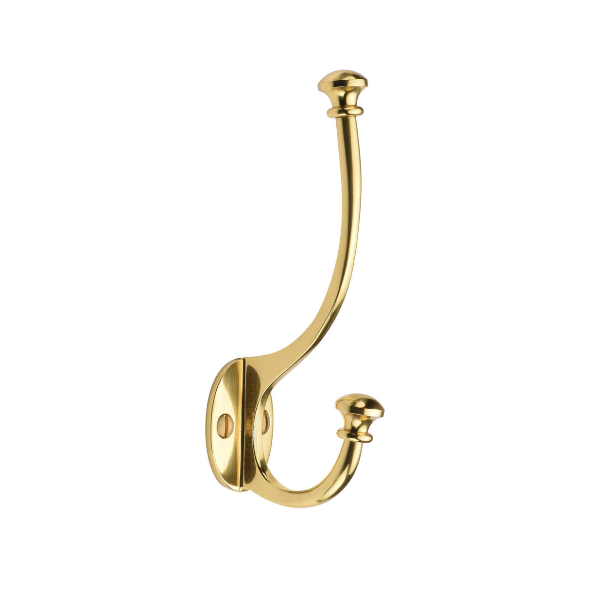 High quality image of the Heritage Brass Ball Hat And Coat Hook Polished Brass Finish
 | Sku. v1052-pb | Discounted prices available from Trade Door Handles