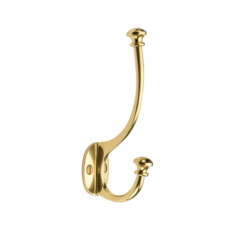 High quality image of the Heritage Brass Ball Hat And Coat Hook Polished Brass Finish
 | Sku. v1052-pb | Discounted prices available from Trade Door Handles