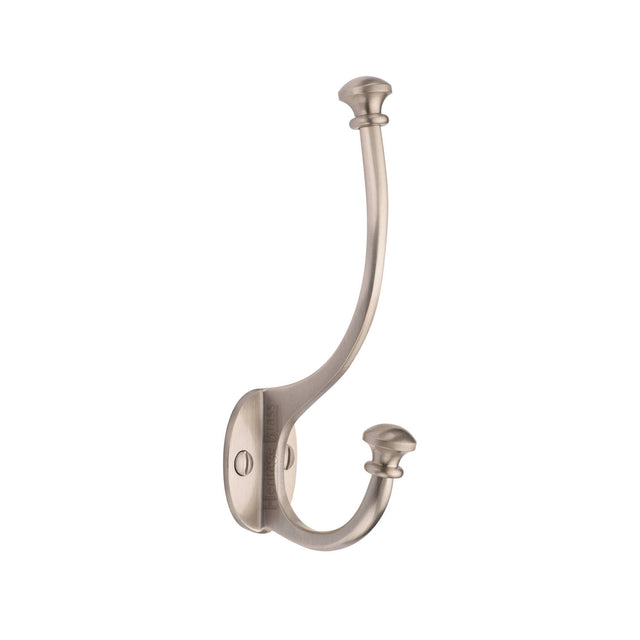 High quality image of the Heritage Brass Ball Hat And Coat Hook Satin Nickel Finish
 | Sku. v1052-sn | Discounted prices available from Trade Door Handles