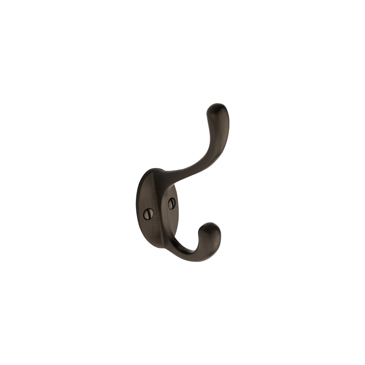 High quality image of the Heritage Brass Classic Small Hat &amp; Coat Hook Matt Bronze Finish
 | Sku. v1068-100-mb | Discounted prices available from Trade Door Handles