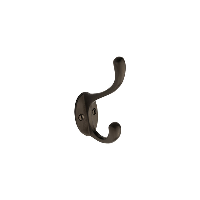 High quality image of the Heritage Brass Classic Small Hat &amp; Coat Hook Matt Bronze Finish
 | Sku. v1068-100-mb | Discounted prices available from Trade Door Handles