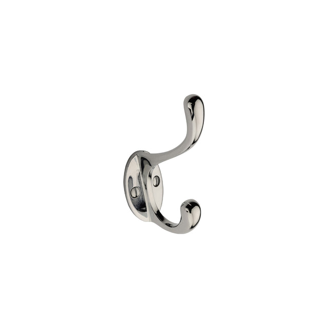 High quality image of the Heritage Brass Classic Small Hat &amp; Coat Hook Polished Chrome Finish
 | Sku. v1068-100-pc | Discounted prices available from Trade Door Handles