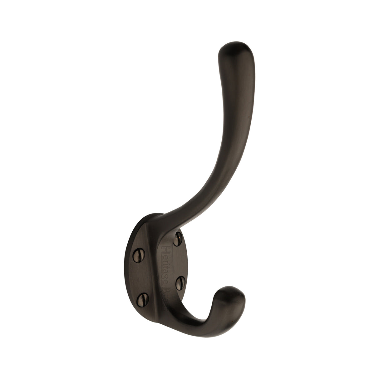 High quality image of the Heritage Brass Classic Hat &amp; Coat Hook Matt Bronze Finish
 | Sku. v1068-142-mb | Discounted prices available from Trade Door Handles