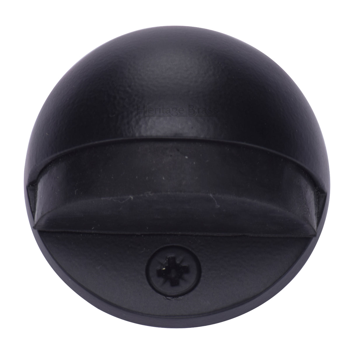 High quality image of the Heritage Brass Shielded Door Stop Matt Black Finish
 | Sku. v1080-bkmt | Discounted prices available from Trade Door Handles