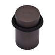 High quality image of the Heritage Brass Round Door Stop Matt Bronze Finish
 | Sku. v1083-mb | Discounted prices available from Trade Door Handles