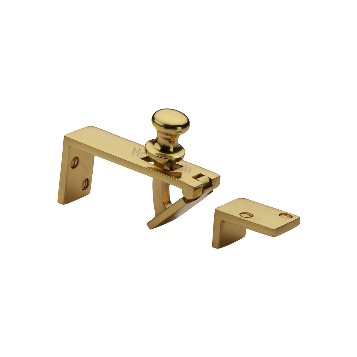 High quality image of the Heritage Brass Counter Flap Catch Polished Brass finish
 | Sku. V1113-PB | Trade Door Handles