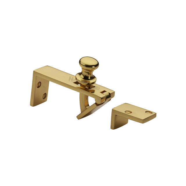 High quality image of the Heritage Brass Counter Flap Catch Polished Brass finish
 | Sku. V1113-PB | Trade Door Handles