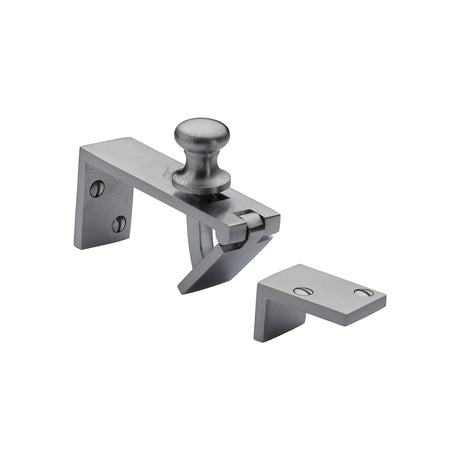 High quality image of the Heritage Brass Counter Flap Catch Satin Chrome Finish
 | Sku. v1113-sc | Discounted prices available from Trade Door Handles