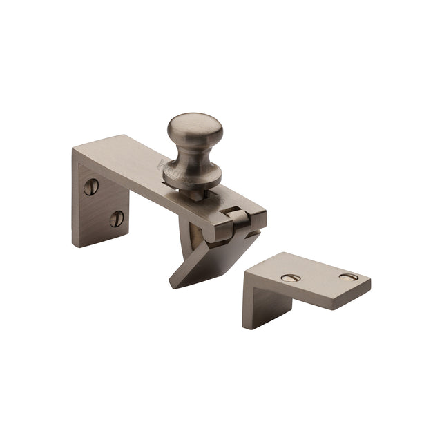 High quality image of the Heritage Brass Counter Flap Catch Satin Nickel finish
 | Sku. V1113-SN | Trade Door Handles