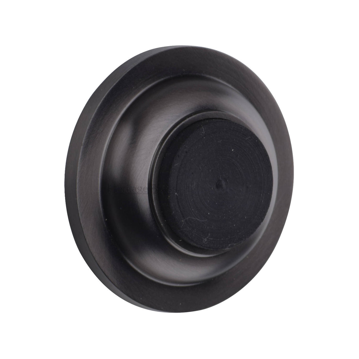 High quality image of the Heritage Brass Wall Mounted Door Stop Buffer Matt Bronze Finish | Sku. V1194-MB | Trade Door Handles